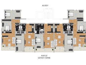 公寓 1 卧室 49 平方米，位于土耳其阿拉尼亚 — 来自开发商和业主的房地产搜索引擎 GEOLN.COM. 照片 23