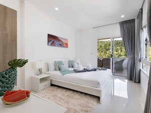 პრემიუმ 4 საძინებელი აუზის ვილა ოკეანისა და მთების ხედებით — უძრავი ქონების ყიდვა და მფლო ბელებისგან GEOLN.COM. ფოტო 35