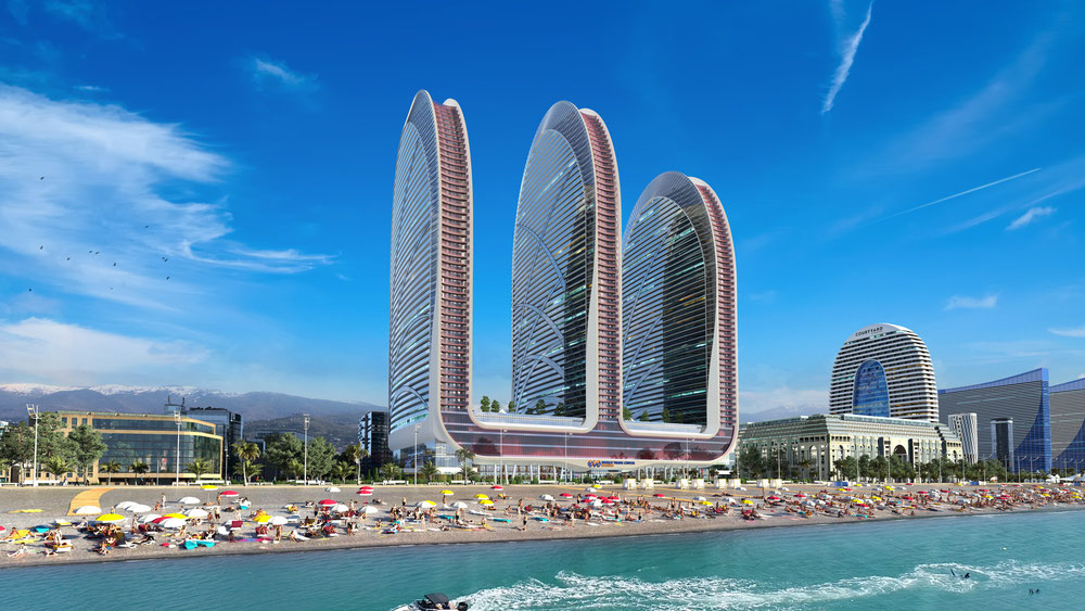 Real estate in Alliance Centropolis (World Trade Center Batumi) — look at the real estate search engine GEOLN.COM. Photo 1