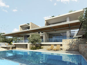 ვილა მთაში, გარეუბანში, ზღვასთან თურქეთში, ბოდრუმში — უძრავი ქონების ყიდვა და მფლო ბელებისგან GEOLN.COM. ფოტო 10