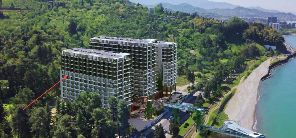 Studio Mziuri Gardens (Mziuri Gardens) — Wyszukiwarka nieruchomości od deweloperów i właścicieli GEOLN.COM. Zdjęcie 1