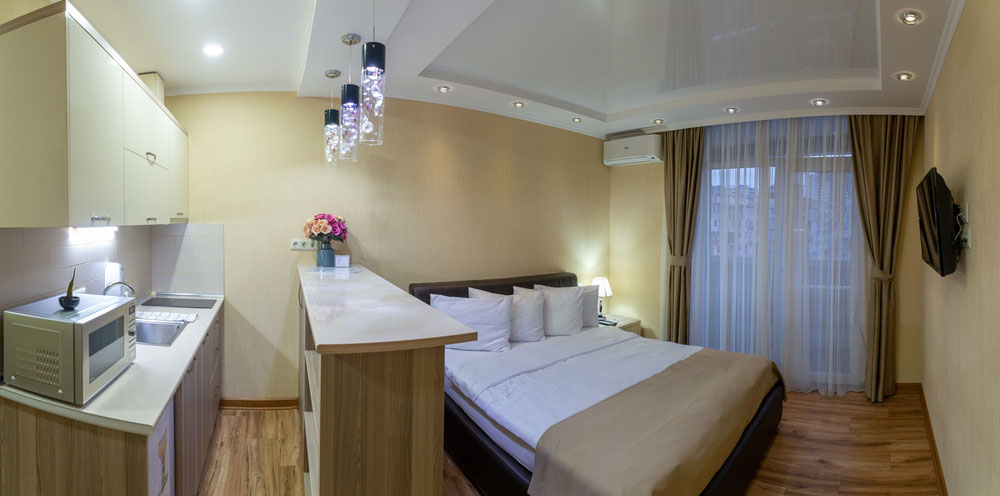 completely furnished apartment in the building Orbi Residence — Find off-plan property or real estate resale directly from developers and owners GEOLN.COM. Photo 1