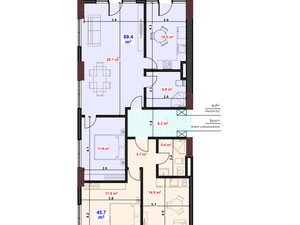 海边有天然气的1+1公寓，白帆住宅综合体 — 来自开发商和业主的房地产搜索引擎 GEOLN.COM. 照片 5