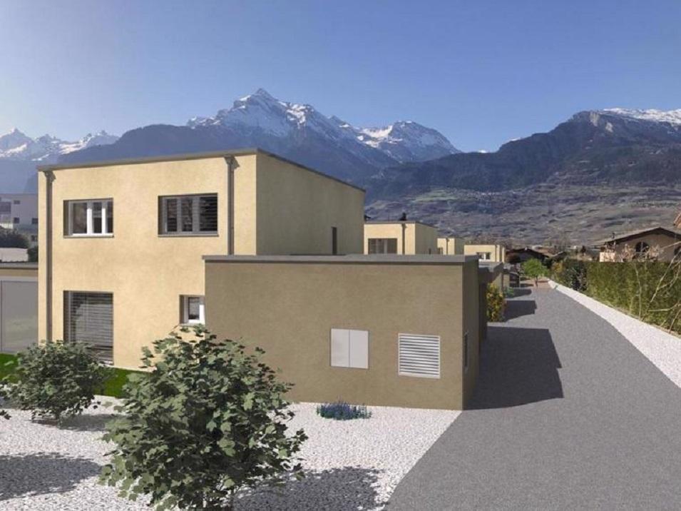 Real estate in Cinq villas individuelles a Aproz — look at the real estate search engine GEOLN.COM. Photo 1