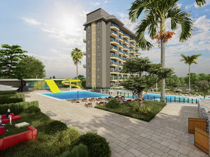 公寓 1 卧室 55 平方米，位于土耳其阿拉尼亚 — 来自开发商和业主的房地产搜索引擎 GEOLN.COM. 照片 15