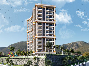 公寓 1 卧室 46 平方米，位于土耳其阿拉尼亚 — 来自开发商和业主的房地产搜索引擎 GEOLN.COM. 照片 40