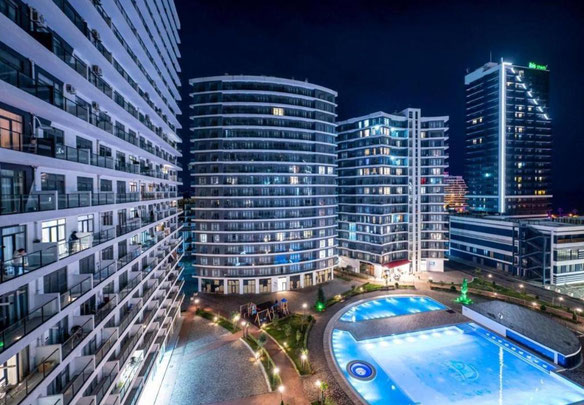 דירה 1+1 עם גז ליד הים קומפלקס WHITE SAILS