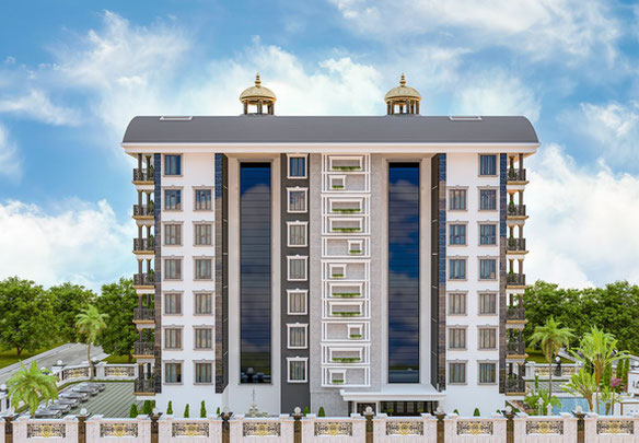 Апартаменти 1 спальня 55 м² в Аланьї, Туреччина