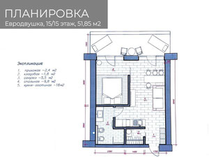 现代两居室公寓，设计合理，享有壮观的山景。 — 来自开发商和业主的房地产搜索引擎 GEOLN.COM. 照片 2