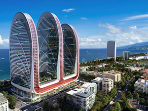 Real estate in Alliance Centropolis (World Trade Center Batumi) — look at the real estate search engine GEOLN.COM. Photo 3