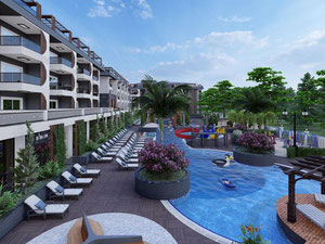 2 卧室公寓 93 平方米，位于土耳其阿拉尼亚 — 来自开发商和业主的房地产搜索引擎 GEOLN.COM. 照片 6