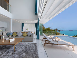 Дивовижна вілла з 5 спальнями та басейном з панорамним видом на море затоки Чавенг — Пошуковик нерухомості від забудовників і власників GEOLN.COM. Фото 47