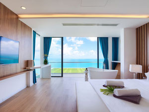 Велика 5-кімнатна вілла з басейном та видом на море в житловому комплексі на схилі — Пошуковик нерухомості від забудовників і власників GEOLN.COM. Фото 5