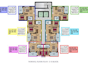 公寓 1 卧室 51 平方米，位于土耳其阿拉尼亚 — 来自开发商和业主的房地产搜索引擎 GEOLN.COM. 照片 17
