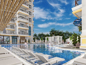 公寓 1 卧室 50 平方米，位于土耳其阿拉尼亚 — 来自开发商和业主的房地产搜索引擎 GEOLN.COM. 照片 13