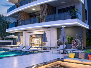 公寓 1 卧室 175 平方米，位于土耳其阿拉尼亚 — 来自开发商和业主的房地产搜索引擎 GEOLN.COM. 照片 10