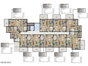 2 卧室公寓 93 平方米，位于土耳其阿拉尼亚 — 来自开发商和业主的房地产搜索引擎 GEOLN.COM. 照片 44