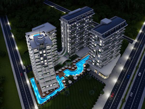 公寓 55 平方米，位于土耳其阿拉尼亚 — 来自开发商和业主的房地产搜索引擎 GEOLN.COM. 照片 5