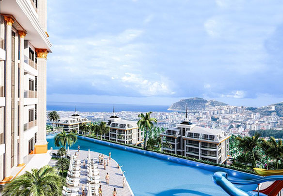 Апартаменти 1 спальня 46 м² в Аланії, Туреччина