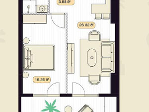 Wohnung zum Verkauf in Didube — Immobilien-Suchservice von Bauträgern und Eigentümern GEOLN.COM. Foto 2