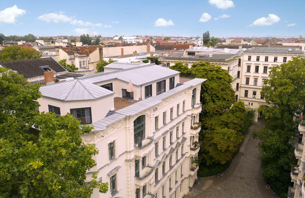 Real estate in Riehmers Hofgarten - Neubau-Penthouses — look at the real estate search engine GEOLN.COM. Photo 1