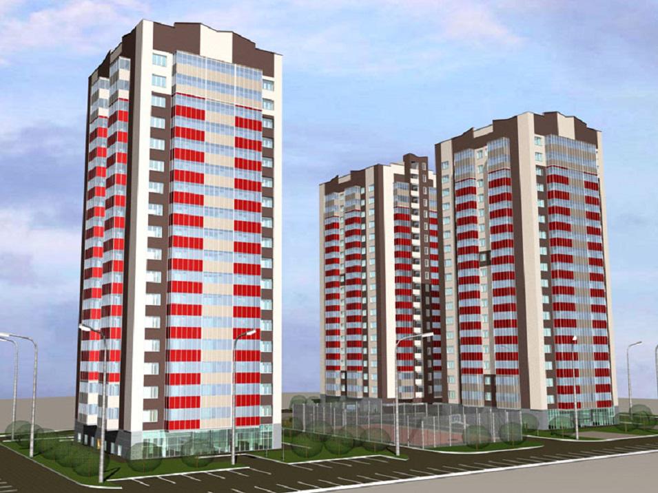 房地产在 Residential Complex on the street Kalinina, 47b in Krasnoyarsk — look at the real estate search engine GEOLN.COM. 照片 1