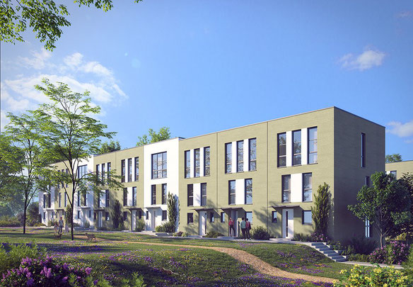 Townhouses Cube und Cube Plus Brandlberg Regensburg