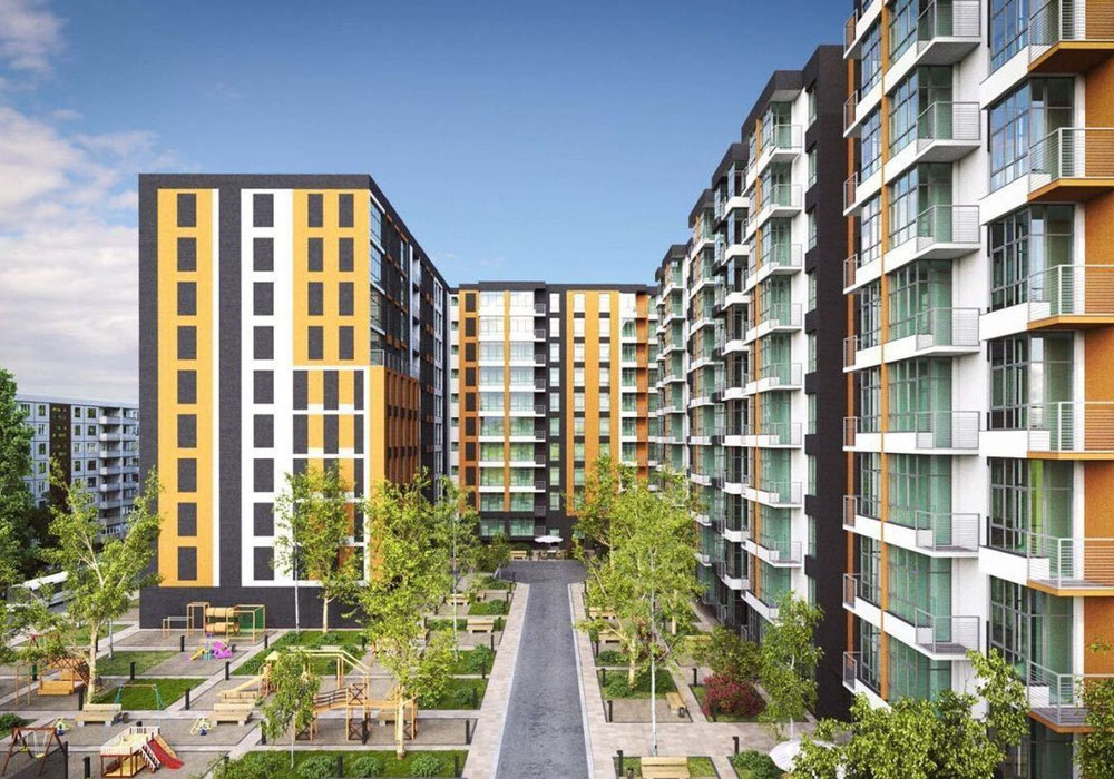 Real estate in ЖК Comfort City — look at the real estate search engine GEOLN.COM. Photo 1