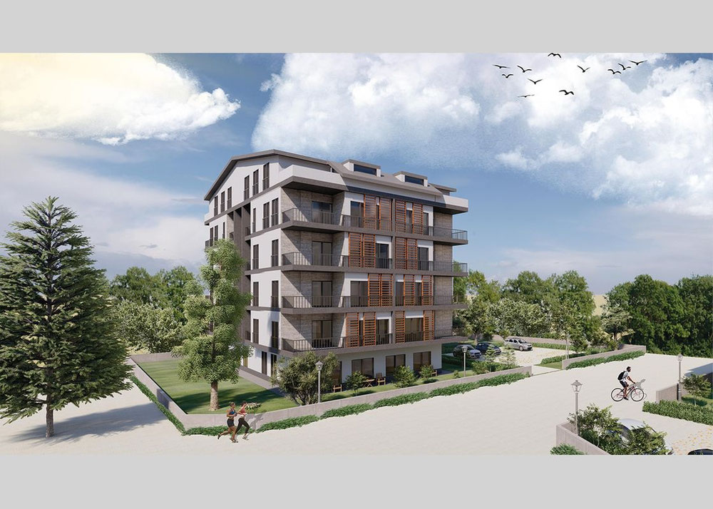 公寓 1 卧室 49 平方米，位于土耳其阿拉尼亚 — 来自开发商和业主的房地产搜索引擎 GEOLN.COM. 照片 1