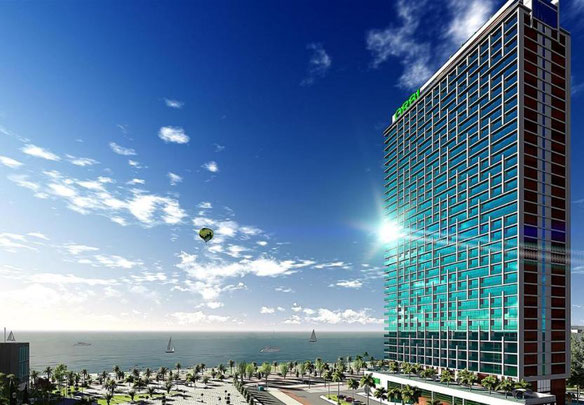 在精英公寓大楼 Orbi Beach Tower 出售的工作室