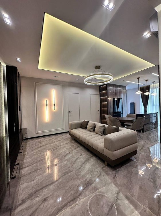 باتومي للبيع شقة 3 + 1 83م2 — ابحث عن عقار قيد الإنشاء أو عقار معاد بيعه مباشرة من المطورين والملاك GEOLN.COM. صورة فوتوغرافية 1