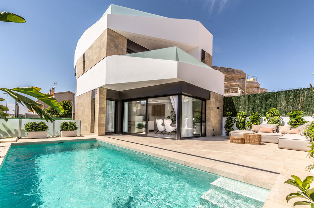 Spanien. Punta Prima. Neue Villa in Los Altos, Orihuela Costa. — Immobilien-Suchservice von Bauträgern und Eigentümern GEOLN.COM. Foto 1