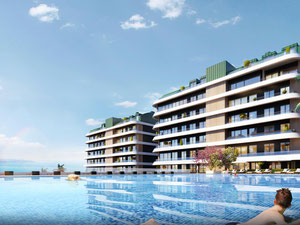 房地产在 CCT 250 / Apartments with Sea-view next to Lake Buyukcekmece — look at the real estate search engine GEOLN.COM. 照片 4