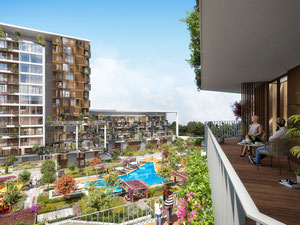 房地产在 Narli Bahce Evleri — look at the real estate search engine GEOLN.COM. 照片 16