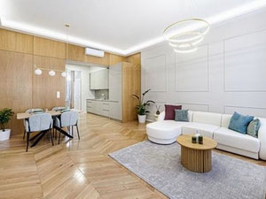 匈牙利。布达佩斯。中心地带的全新装修公寓，71平方米。 — 来自开发商和业主的房地产搜索引擎 GEOLN.COM. 照片 3