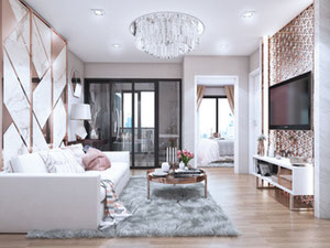 房地产在 Metro Luxe Rose Gold Phahol - Sutthisan — look at the real estate search engine GEOLN.COM. 照片 4