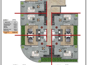 Piso 1 habitación 44 m² en Alanya, Turquía — Encuentre propiedades fuera del plan o reventa de bienes inmuebles directamente de desarrolladores y propietarios GEOLN.COM. Foto 38