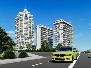 公寓 55 平方米，位于土耳其阿拉尼亚 — 来自开发商和业主的房地产搜索引擎 GEOLN.COM. 照片 4