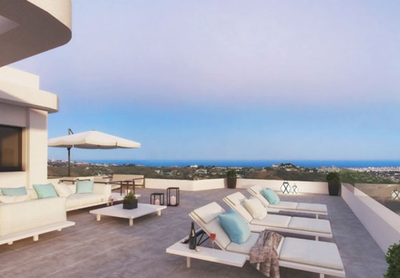 Penthouse 3 bedrooms 123 m² in Mijas, Spain