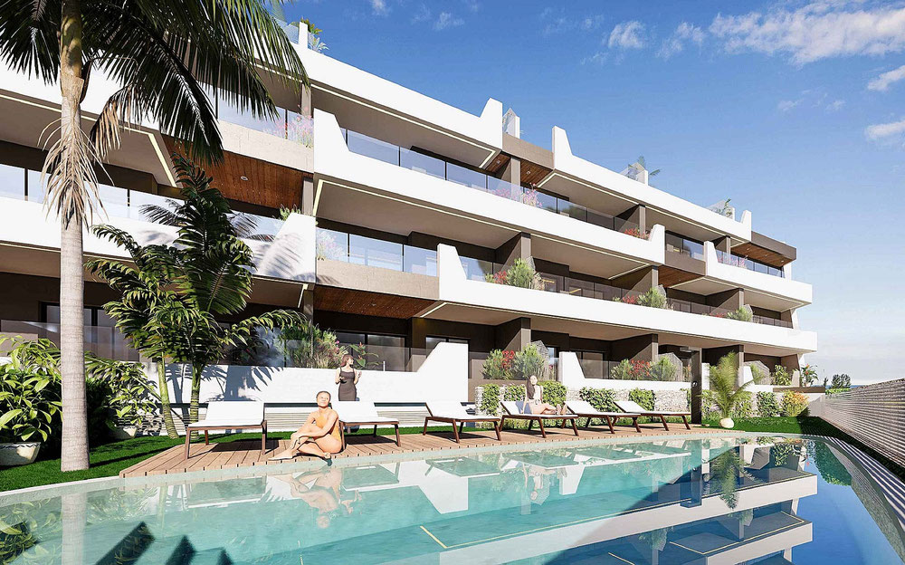 顶层公寓 2 卧室 75 m² 在贝尼约法尔, 西班牙 — 来自开发商和业主的房地产搜索引擎 GEOLN.COM. 照片 1