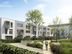 房地产在 Stadtgärten am Hölderlinpfad - Bad Homburg — look at the real estate search engine GEOLN.COM. 照片 2