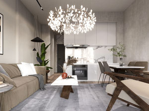 Готова 2-кімнатна квартира в Іспанському кварталі, Тбілісі – здача грудень 2027 — Пошуковик нерухомості від забудовників і власників GEOLN.COM. Фото 7