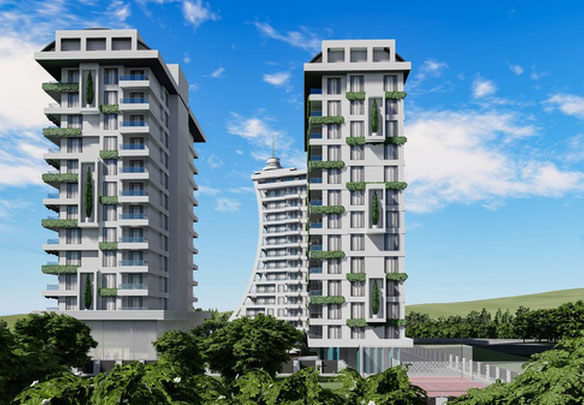 ბინა 55 მ² ალანიაში, თურქეთი