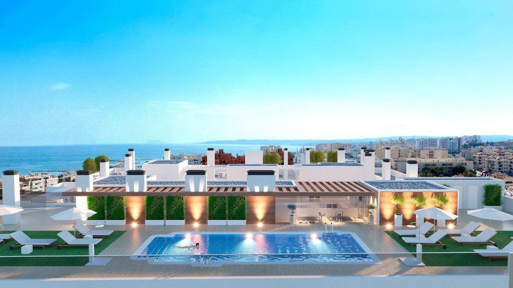 公寓 1 卧室 45 平方米，位于西班牙埃斯特波纳 — 来自开发商和业主的房地产搜索引擎 GEOLN.COM. 照片 1