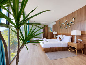 Велика 5-кімнатна вілла з басейном та видом на море в житловому комплексі на схилі — Пошуковик нерухомості від забудовників і власників GEOLN.COM. Фото 44