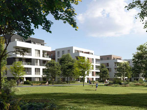 房地产在 Stadtgärten Bad Vilbel - Eigentumswohnungen — look at the real estate search engine GEOLN.COM. 照片 3