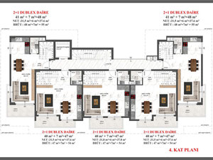 公寓 1 卧室 54 平方米，位于土耳其阿拉尼亚 — 来自开发商和业主的房地产搜索引擎 GEOLN.COM. 照片 25