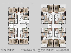 公寓 1 卧室 49 平方米，位于土耳其阿拉尼亚 — 来自开发商和业主的房地产搜索引擎 GEOLN.COM. 照片 42