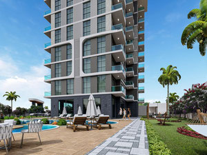 公寓 1 卧室 93 平方米，位于土耳其阿拉尼亚 — 来自开发商和业主的房地产搜索引擎 GEOLN.COM. 照片 2