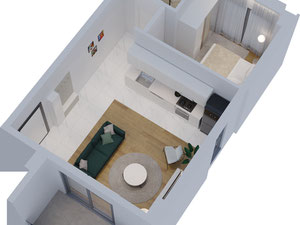 公寓 1 卧室 51 平方米，位于土耳其阿拉尼亚 — 来自开发商和业主的房地产搜索引擎 GEOLN.COM. 照片 13